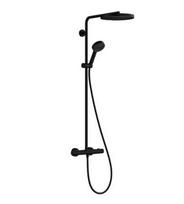 Dušo sistema su termostatiniu maišytuvu Hansgrohe Pulsify 260, juoda (Black)