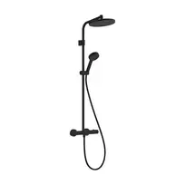 Dušo komplektas su termostatiniu maišytuvu Hansgrohe Activera S, juodas (Black)