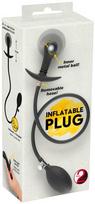 inflatable analinis - You2Toys - Pripučiamas analinis kištukas su vidiniu metaliniu rutuliuku (Juodas) - 1 nuotrauka