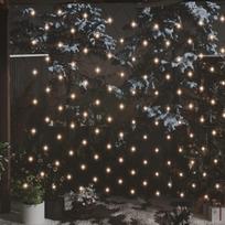 vidaXL Kalėdinių lempučių tinklas, 3x2m, 204 šiltos baltos LED