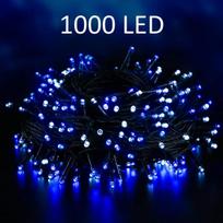 Kalėdinė lauko bei vidaus girlianda su 1000 LED šviesos diodų, lempučių, 70m, mėlynos spalvos