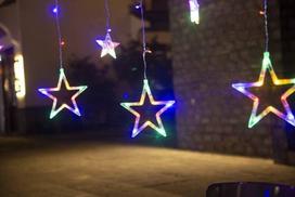 Kalėdinė girlianda LED užuolaida Kalėdinė žvaigždė