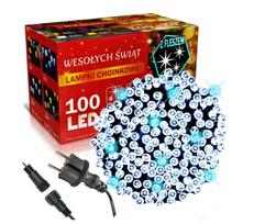 Happy People Lauko Kalėdinė girlianda 100 Led, 8 metrai Šaltai baltos spalvos Flash