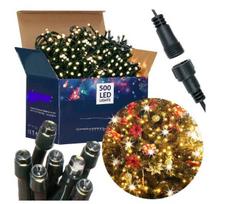 Airi Lauko Kalėdinė girlianda 500 Led, 35 metrai Šiltai baltos spalvos Flash