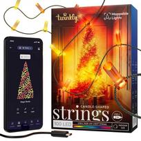 Kalėdinė girlianda Twinkly Candies 100 RGB LED USB- C, žalios spalvos laidas