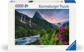delione 4000 - Ravensburger Dėlionė Kerintis vaizdas į kalną, 4000 vnt. - 1 nuotrauka
