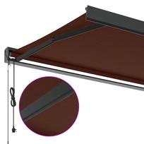 stogine markize - Ištraukiama markizė, 350x250 cm, oranžinė - 6 nuotrauka