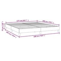 miegamojo lova 180x200 cm - Lova VLX Velvet 280401, rožinė, 214.5x194 cm, su grotelėmis - 9 nuotrauka