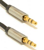 3.5mm male - Gembird Cable 3.5mm/3.5mm Black 0.75m - 1 nuotrauka