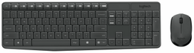 belaide pele logitech - Logitech MK235 Belaidė Klaviatūra ir Pelė, Pilka (Grey) - 1 nuotrauka