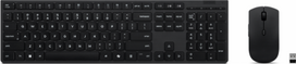 lenovo professional wireless klaviatura - Lenovo Professional Wireless Rechargeable Combo Keyboard and Mouse | Keyboard and Mouse Set | Wireless | Mouse included | Nordic | Black | 4X31R64357 - 1 nuotrauka