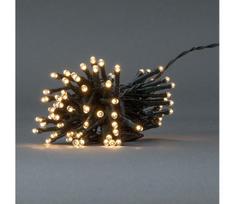Nedis CLBO48 - LED Kalėdinė girlianda 48xLED/7 funkcijos/3xAA 4,1m IP44 šiltai balta