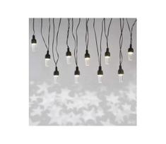 LED kalėdinė lauko girlianda 10xLED/9,5 m IP44 šalta balta