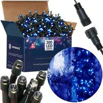 300 LED kalėdinė lauko girlianda, Springos, 25,5 m, mėlyna