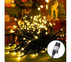Aigostar - Lauko LED kalėdinė girlianda 600 LED, 8 funkcijos, 18 m, IP44, šilta