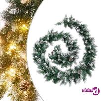 vidaXL Kalėdinė girlianda su LED lemputėmis, žalia, 5,2m, PVC