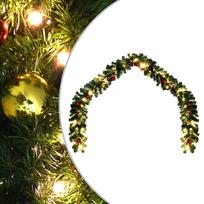 vidaXL Kalėdinė girlianda papuošta žaisliukais ir LED lemputėmis, 5m