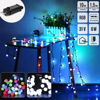         Kalėdinė girlianda RUTULIUKAI RGB - LED 100 SPC        