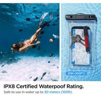 vandens telefono deklas - Dėklas Spigen A601 Universal Waterproof case, visiems, skaidri - 1 nuotrauka