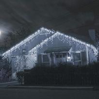 Kalėdinė girlianda su 300 mikro led, šalta balta, ilgis 12 m