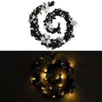 Kalėdinė Girlianda Su Led Lemputėmis, Juoda, 2,7M, Pvc
