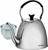 virdulys su svilpuku - King Hoff PLIENINIS VIRDULIS 1,5L KINGHOFF KH-3224 - 1 nuotrauka