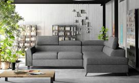 Kampinė sofa Kairos su patalynės dėže, audinys Sawana 05
