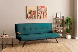 3 vietų miegamoji sofa, Hanah Home, Zven, benzino žalia, 78 x 64 x 180