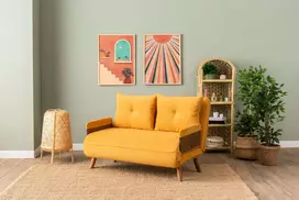 Dvivietė sofa-lova, Hanah Home, Cosmo, Garstyčios, 78 x 120 x 82