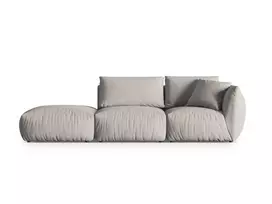 Kairinė modulinė sofa, Chris, 3 vietų, 315x100x80, natūralios spalvos