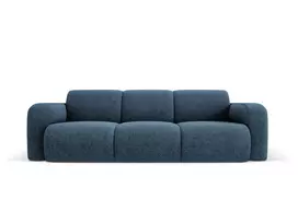 Sofa, Molino, 3 vietų, 235x95x72, karališkos mėlynos spalvos