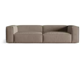 Sofa, Nuria, 5 vietų, 110x290x72, šiltai pilka