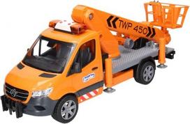 bruder mb sprinter - BRUDER Mercedes Benz Sprinter su darbo platforma ir šviesos bei garso moduliu, 02679 - 1 nuotrauka