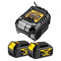 DeWALT DCB1102M2 18V akumuliatorių ir kroviklio rinkinys (2x4.0 Ah)