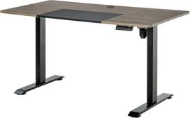 Vinsetto Reguliuojamo aukščio elektrinis stalas 140x70 Juodas/Natūralus (Black/Natural)