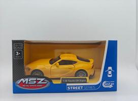 MSZ Automobilis TOYOTA GR SUPRA, 1:38, Geltona (Yellow)