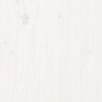balta miegamojo lova - Lova VLX Solid Pine Wood 283158, balta, 213x165 cm, su grotelėmis - 8 nuotrauka