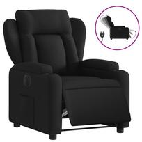 atlosiami foteliai - vidaXL Elektrinis atlošiamas krėslas, juodas (Black) - 2 nuotrauka