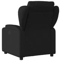 atlosiami foteliai - vidaXL Elektrinis atlošiamas krėslas, juodas (Black) - 4 nuotrauka