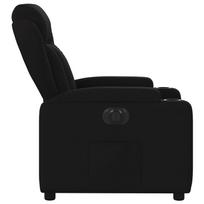 atlosiami foteliai - vidaXL Elektrinis atlošiamas krėslas, juodas (Black) - 9 nuotrauka