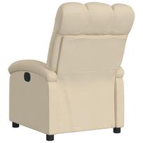 relax foteliai - Fotelis VLX Reclining 329329, kreminės spalvos, 90 cm x 66 cm x 98 cm - 5 nuotrauka