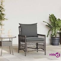 Lauko kėdė VLX Garden Chair, pilka, 80 cm x 72 cm x 63 cm