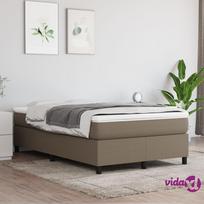 vidaXL Lovos rėmas, taupe (Taupe), 120x200 cm, audinys