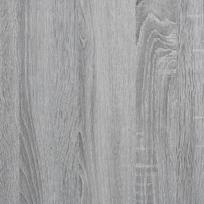 lova remas 140x200 - vidaXL Lovos rėmas, pilkas ąžuolas (Grey Oak), 140x200 cm, apdirbta mediena - 9 nuotrauka