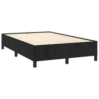 lovos remas, 120x200 cm - Lova VLX Velvet 280383, juoda, 214.5x134 cm, su grotelėmis - 3 nuotrauka
