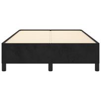 lovos remas, 120x200 cm - Lova VLX Velvet 280383, juoda, 214.5x134 cm, su grotelėmis - 4 nuotrauka