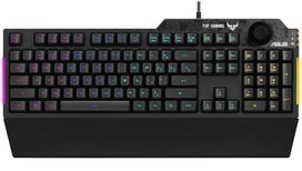 rgb keyboard - Asus TUF Gaming K1 RGB, juoda - 1 nuotrauka