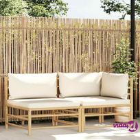 Lauko baldų komplektas VLX Garden Lounge Set 313144, kreminės spalvos, 1 vietų