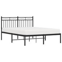 lovos 140x190 - Lova Metalinis lovos rėmas su galvūgaliu, juodos spalvos, 140x190cm - 3 nuotrauka