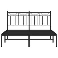 lovos 140x190 - Lova Metalinis lovos rėmas su galvūgaliu, juodos spalvos, 140x190cm - 5 nuotrauka